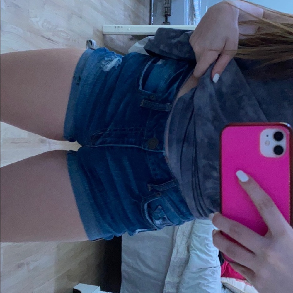 denim shorts